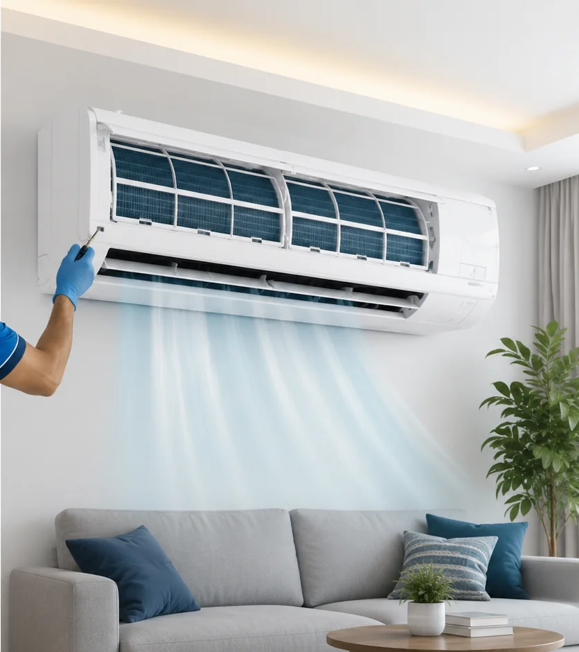 AC after cleaning
