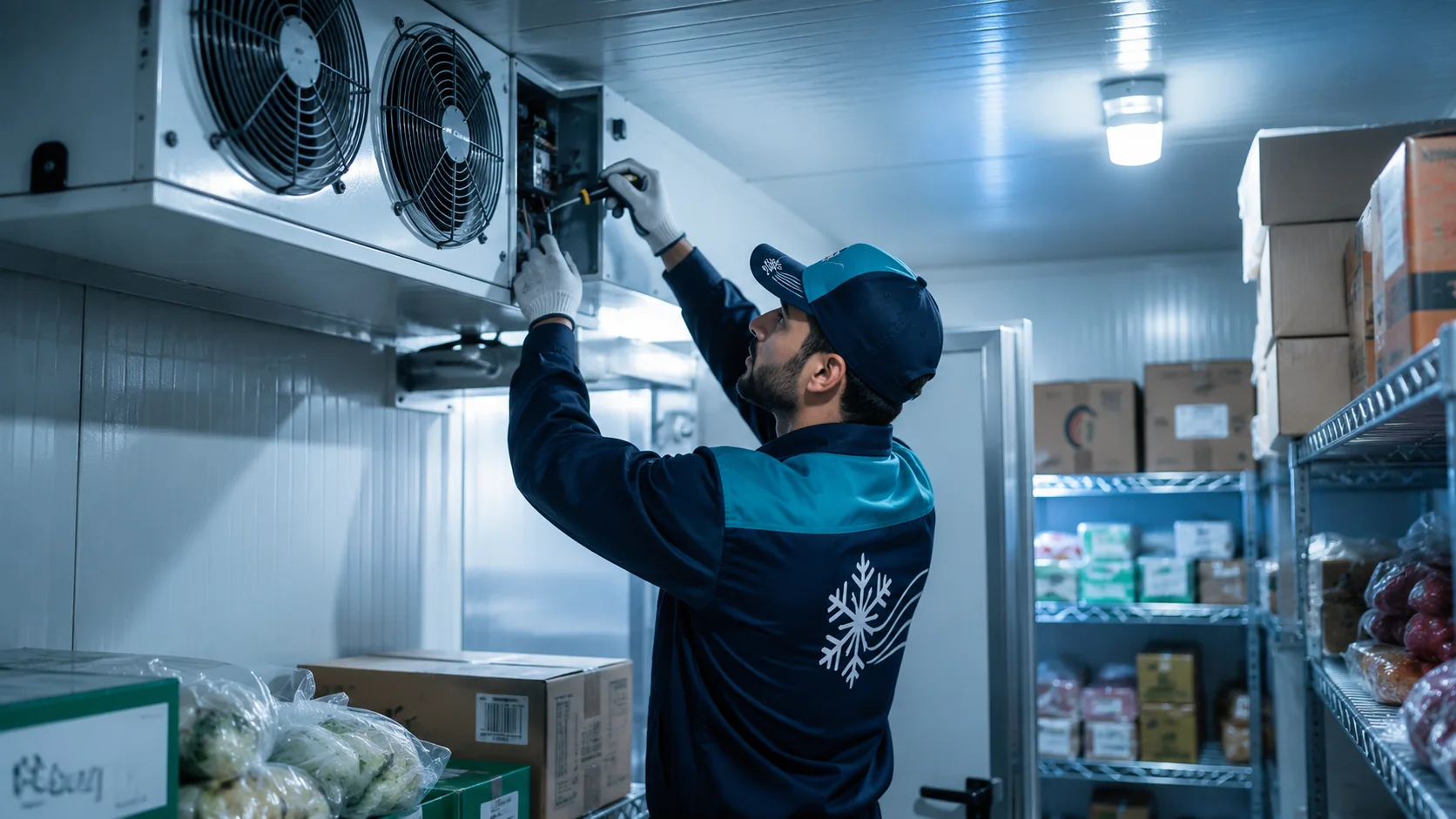 Cold room maintenance